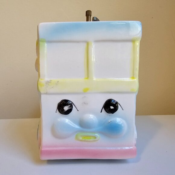 My Neil Baby Nursery Planter Vase Musical Rock A Bye Pastel Baby Shower Gift - Picture 9 of 12